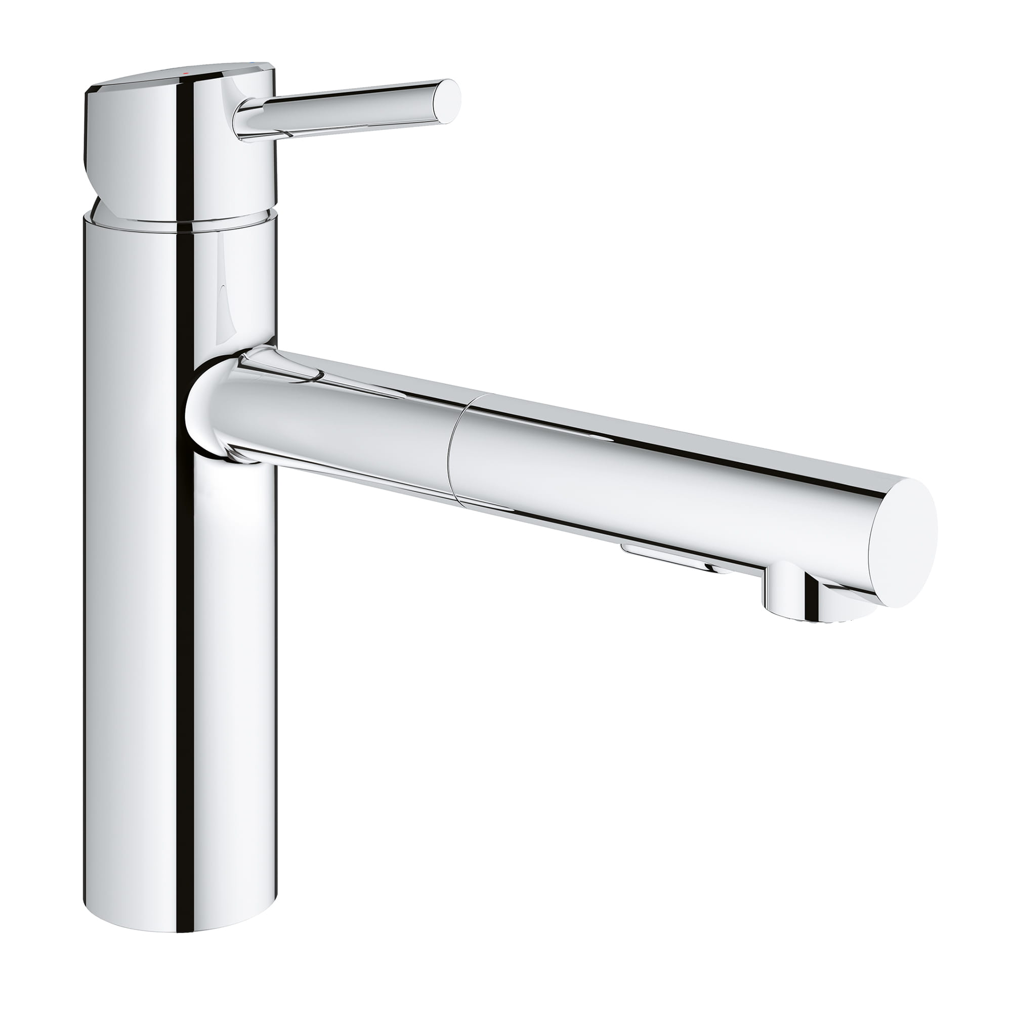 Concetto Single Handle Pull Out Kitchen Faucet Dual Spray 15 GPM GROHE CHROME